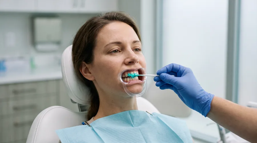 In-office whitening at IDC